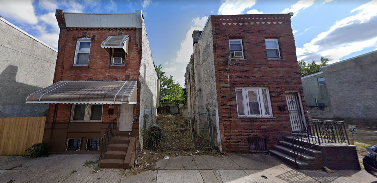 1523 South Taney Street. Looking east. Credit: Google