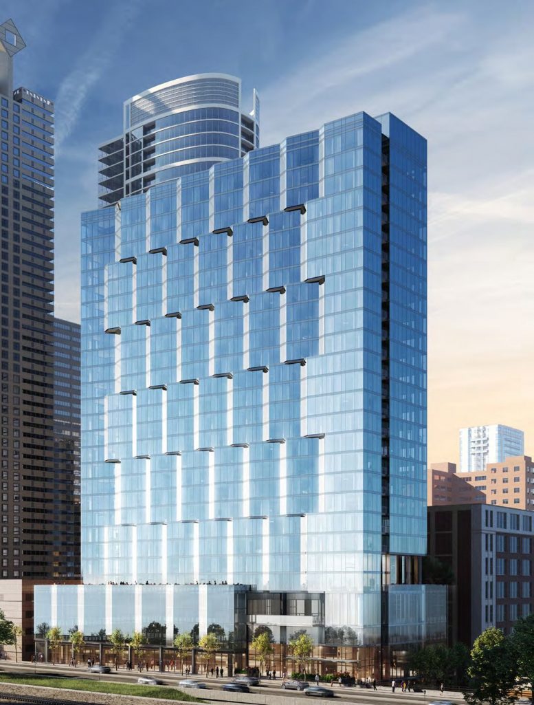 Renderings and Diagrams Revealed for 33 North 22nd Street, Center