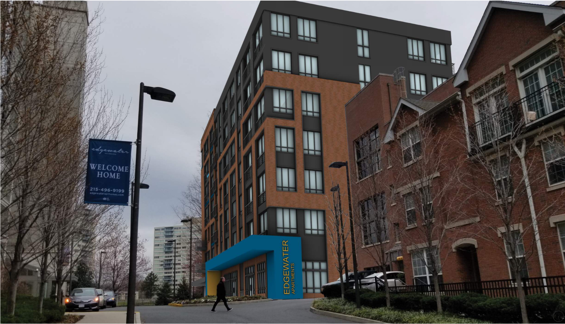 180Unit Edgewater Apartments Proposed for 230 North 23rd Street in