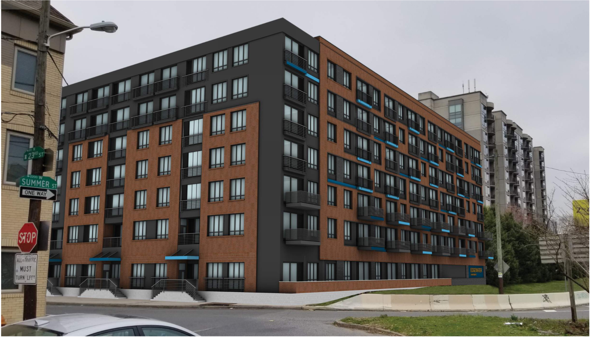 Edgewater Apartments at 230 North 23rd Street. Credit: JKRP Architects