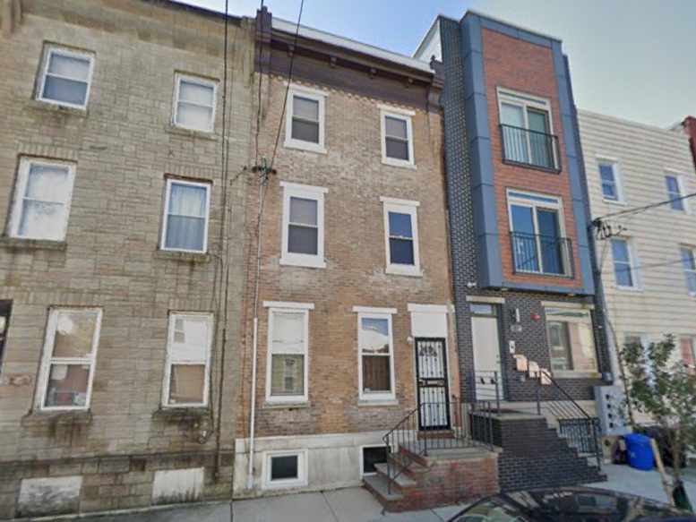 1810 Federal Street, on the left, prior to demolition. Credit: Google Maps