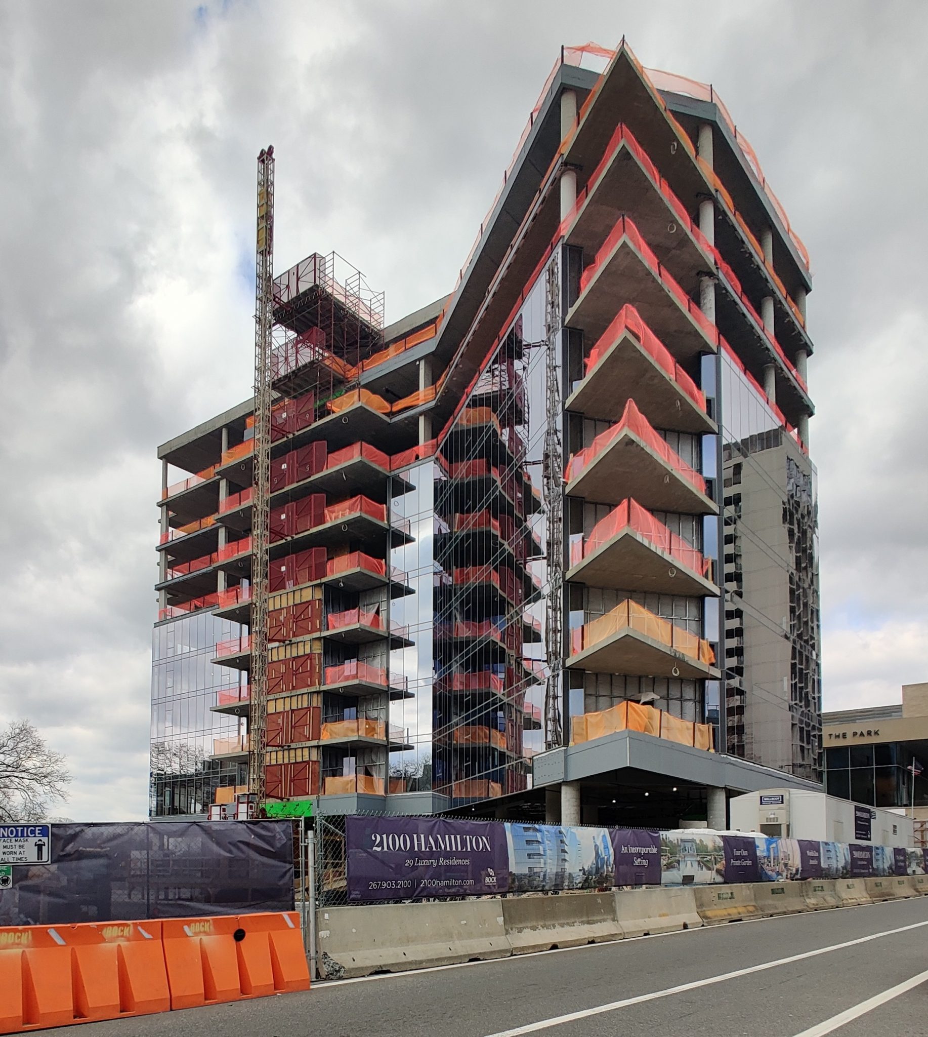 Cladding Halfway Up at 2100 Hamilton Street in Franklintown, North