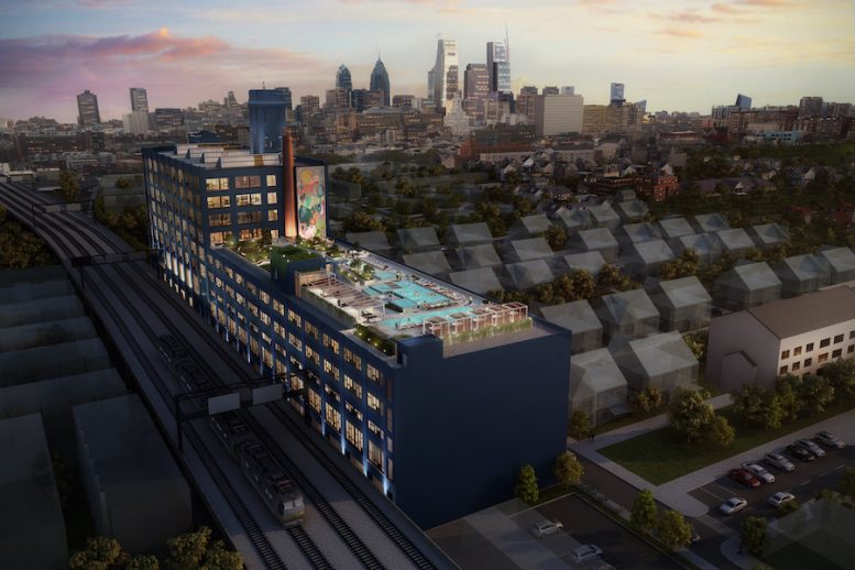 The Poplar Apartments rendering via Post Brothers