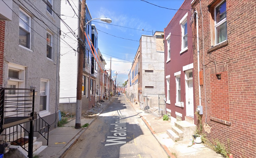 Waterloo Street, with 1744 Waterloo Street on the left. August 2019. Looking north. Credit: Google