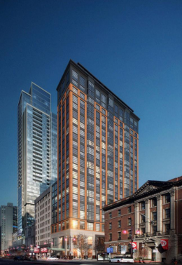 Broad+Pine at 337-41 South Broad Street. Rendering credit: Cecil Baker + Partners Architects