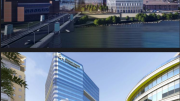 Renderings 690 Schuylkill Avenue (top) and 3401 Civic Center Boulevard (bottom). Credit - top: CANNOdesign. Bottom: ZGF/Ballinger.