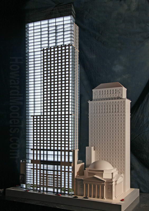 Waldorf Astoria architectural model. Photo via Howard Models