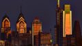 Comcast Center (right) in the Philadelphia skyline. Photo by Thomas Koloski