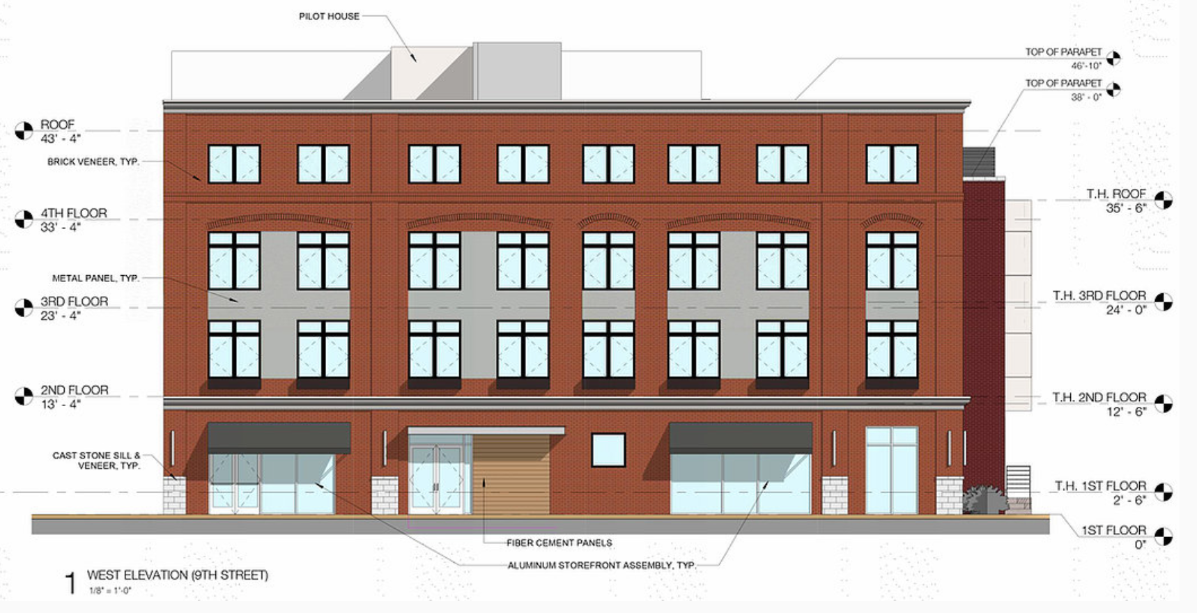 Façade Work Wraps Up at Wharton Flats in Passyunk Square, South