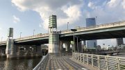 Philadelphia's South Street Bridge. Looking northwest. Credit: li2nmd via Wikipedia