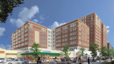 Garden Court Plaza at 4701-29 Pine Street. Credit: BLT Architects