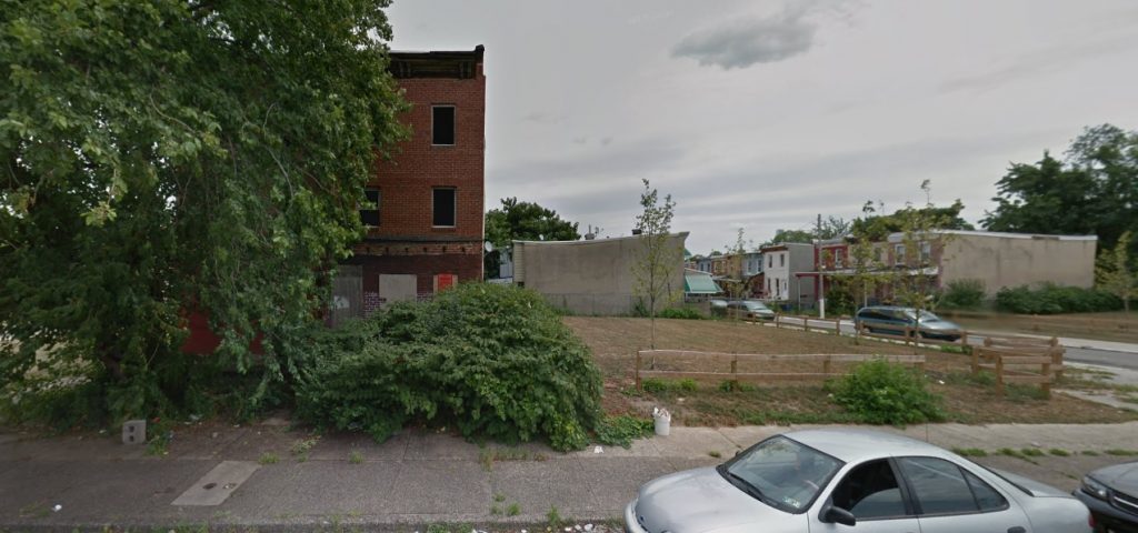727 North 39th Street. Looking east. July 2011. Credit: Google