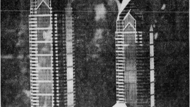 Model of Liberty Place. Photo by The Philadelphia Inquirer