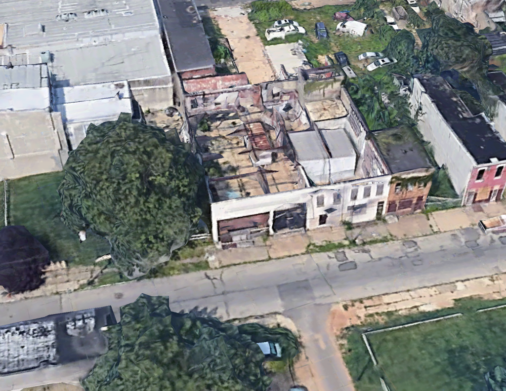 Scott Powell Dairies at 1502-08 North 25th Street, prior to demolition. Credit: Google Maps