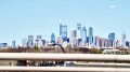 Philadelphia skyline from I-95. Photo by Thomas Koloski