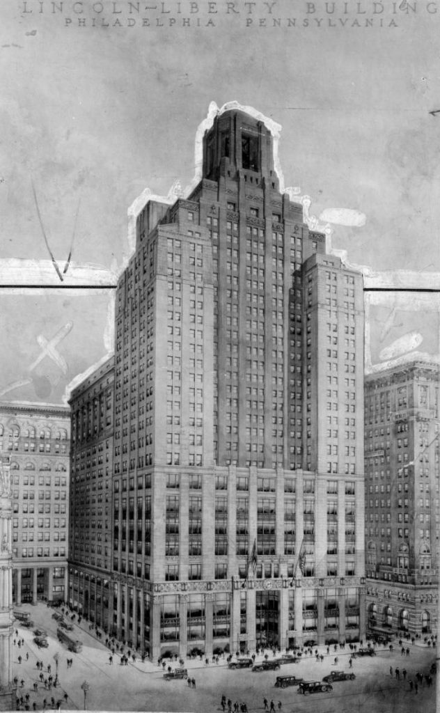 Lincoln-Liberty Building rendering. Image via John Torrey Windrim