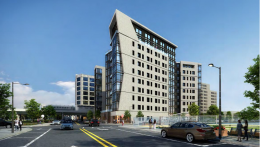 Former rendering of 900-18 North 8th Street. Credit: Coscia Moos Architecture.