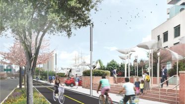 Delaware River Trail. Image via Delaware River Waterfront Corporation