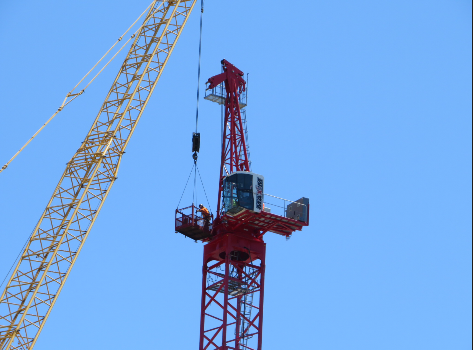 Tower Crane Erected At 2222 Market Street In Center City Philadelphia