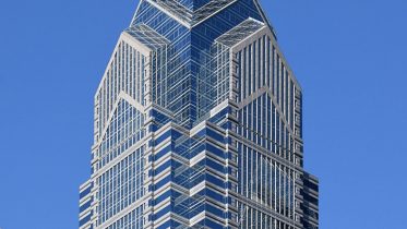 One Liberty Place looking northeast. Photo by Thomas Koloski