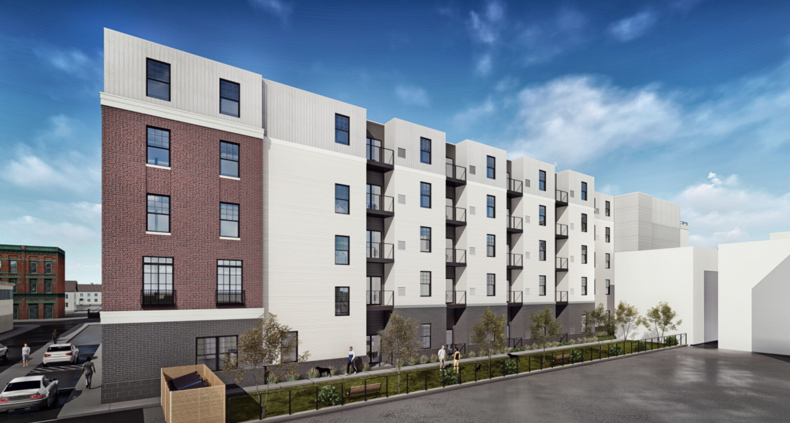 Construction Progresses at Seville Apartments in Easton, PA