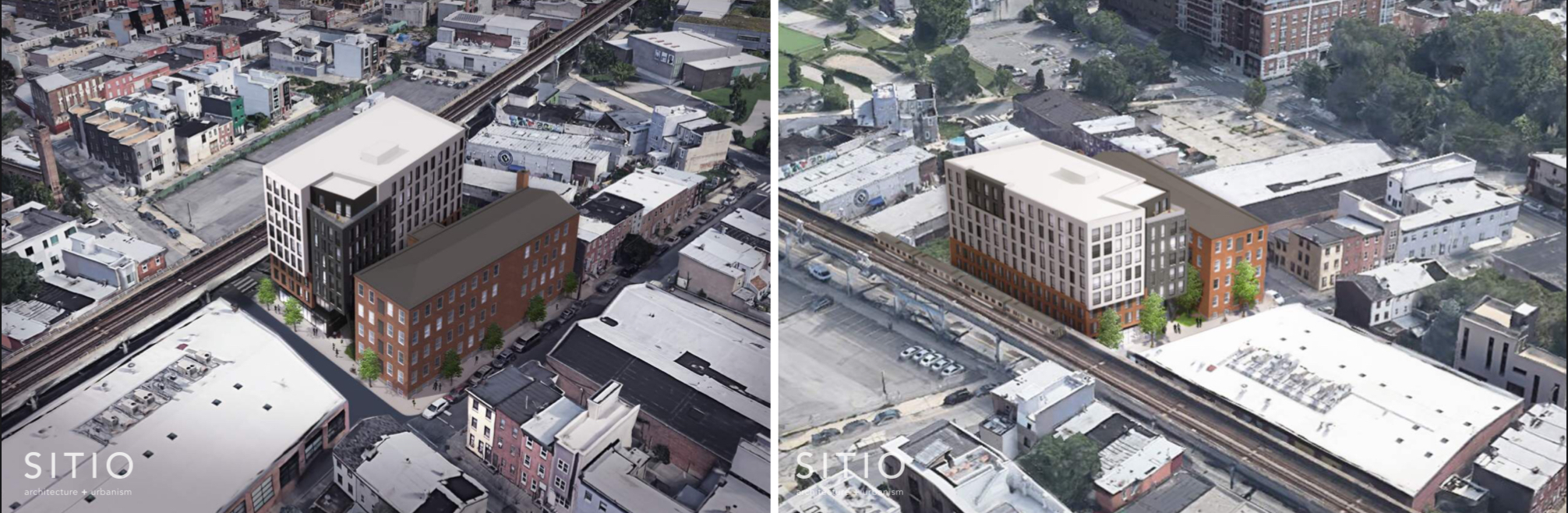 Aerial renderings of 31 East Columbia Avenue. Credit: SITIO Archutecture.