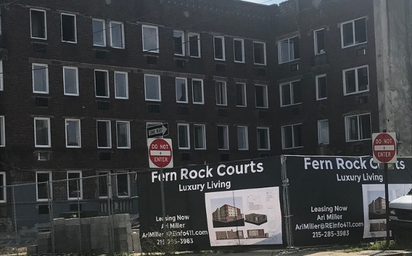 Fern Rock Courts at 5840-50 North 13th Street. Credit: Real Estate Management Advisors LLC