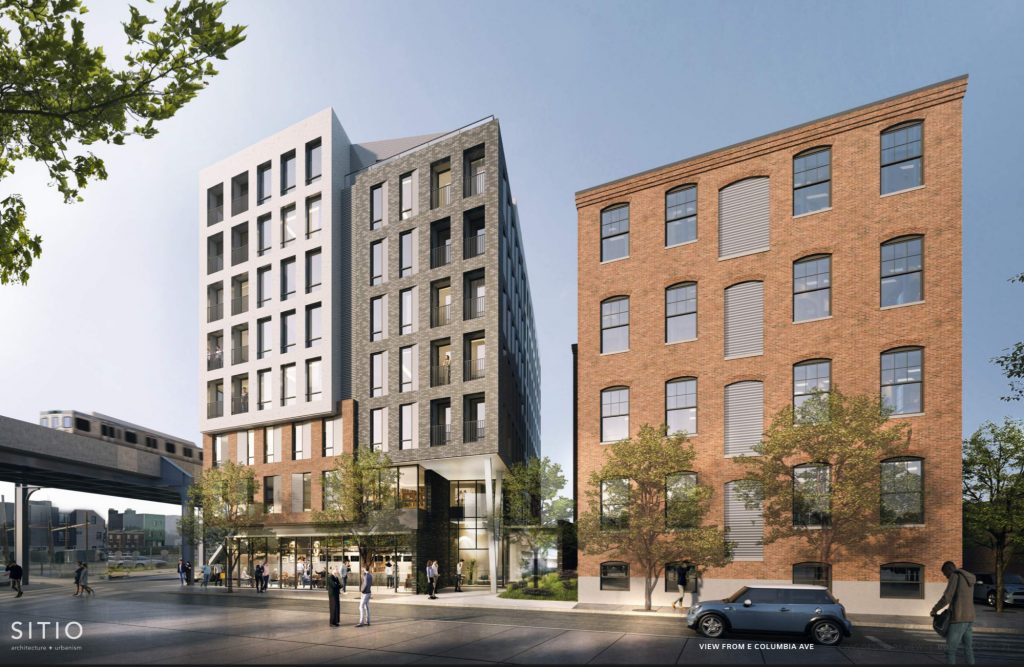 Rendering of 31 East Columbia Avenue. Credit: SITIO Architecture.