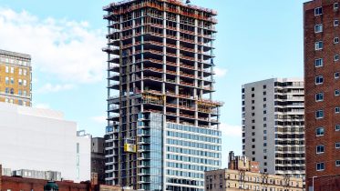 The Laurel Rittenhouse Square from Market Street. Photo by Thomas Koloski