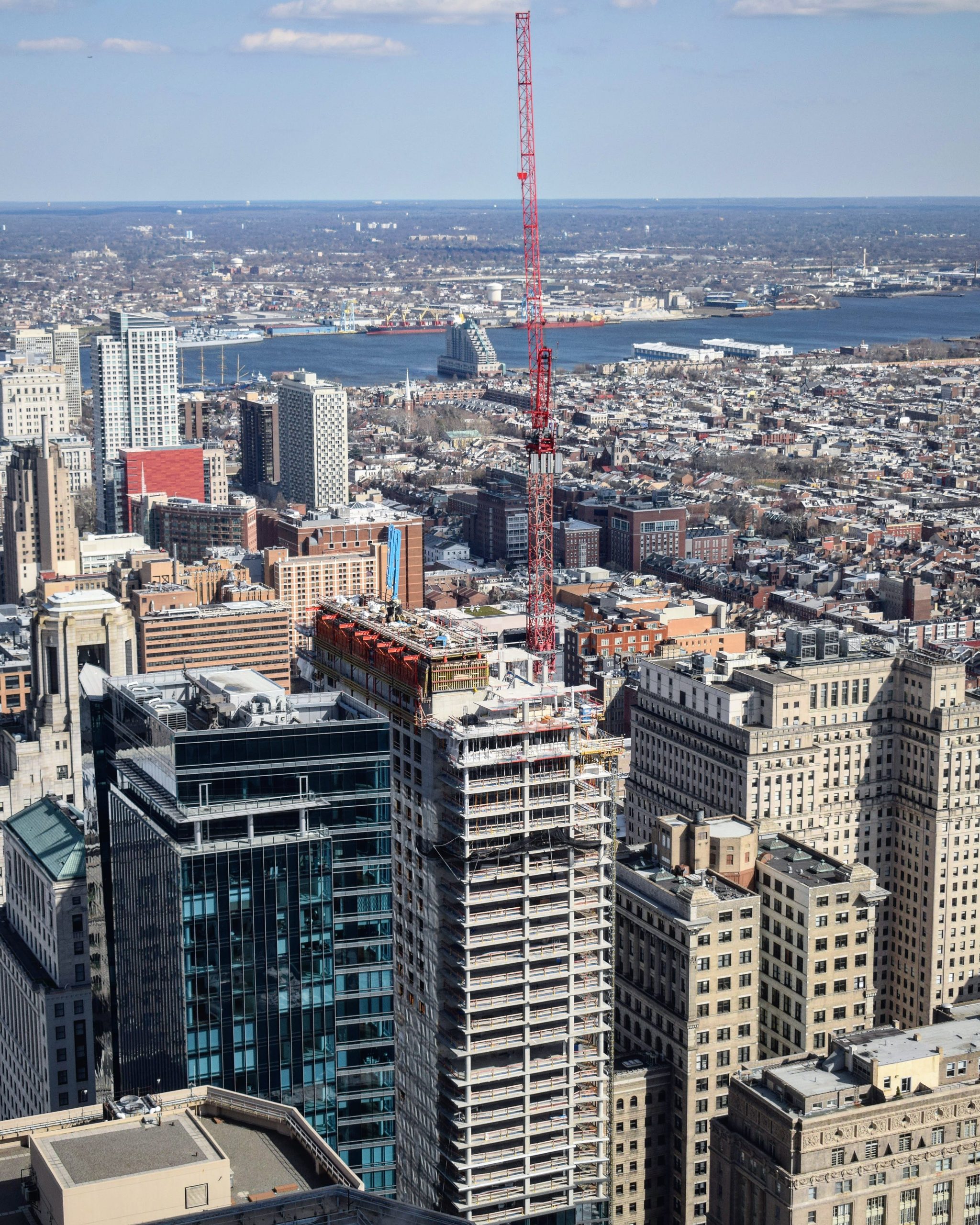 Looking Back at the W/Element Hotel Rising Into the Philadelphia ...