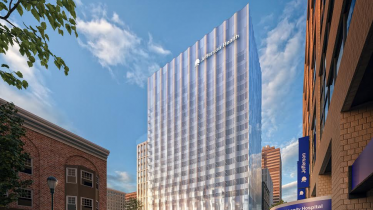 Thomas Jefferson Specialty Care Pavilion rendering. Image via Jefferson Health