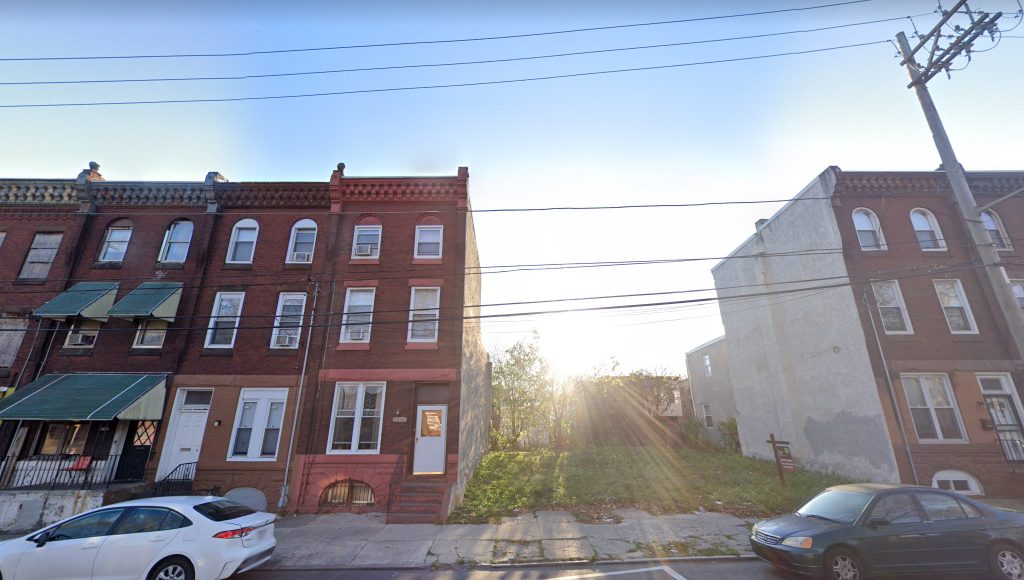 Current view of 2710 Ridge Avenue. Credit: Google.