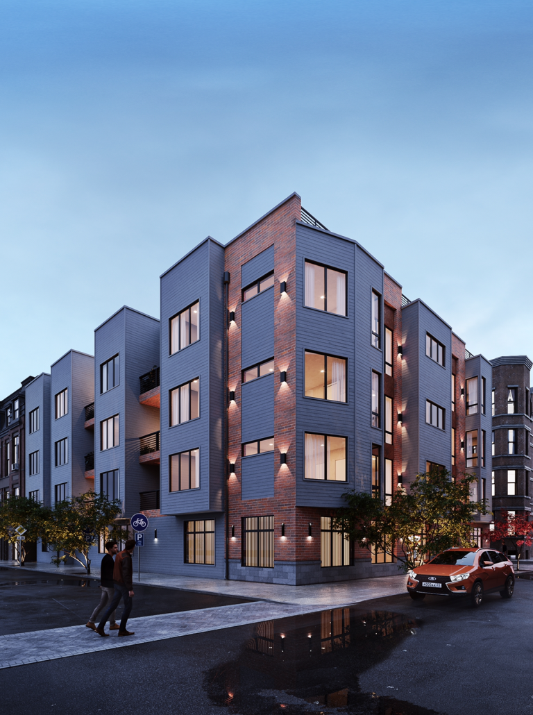 Exterior Complete at The HQ in Francisville, North Philadelphia