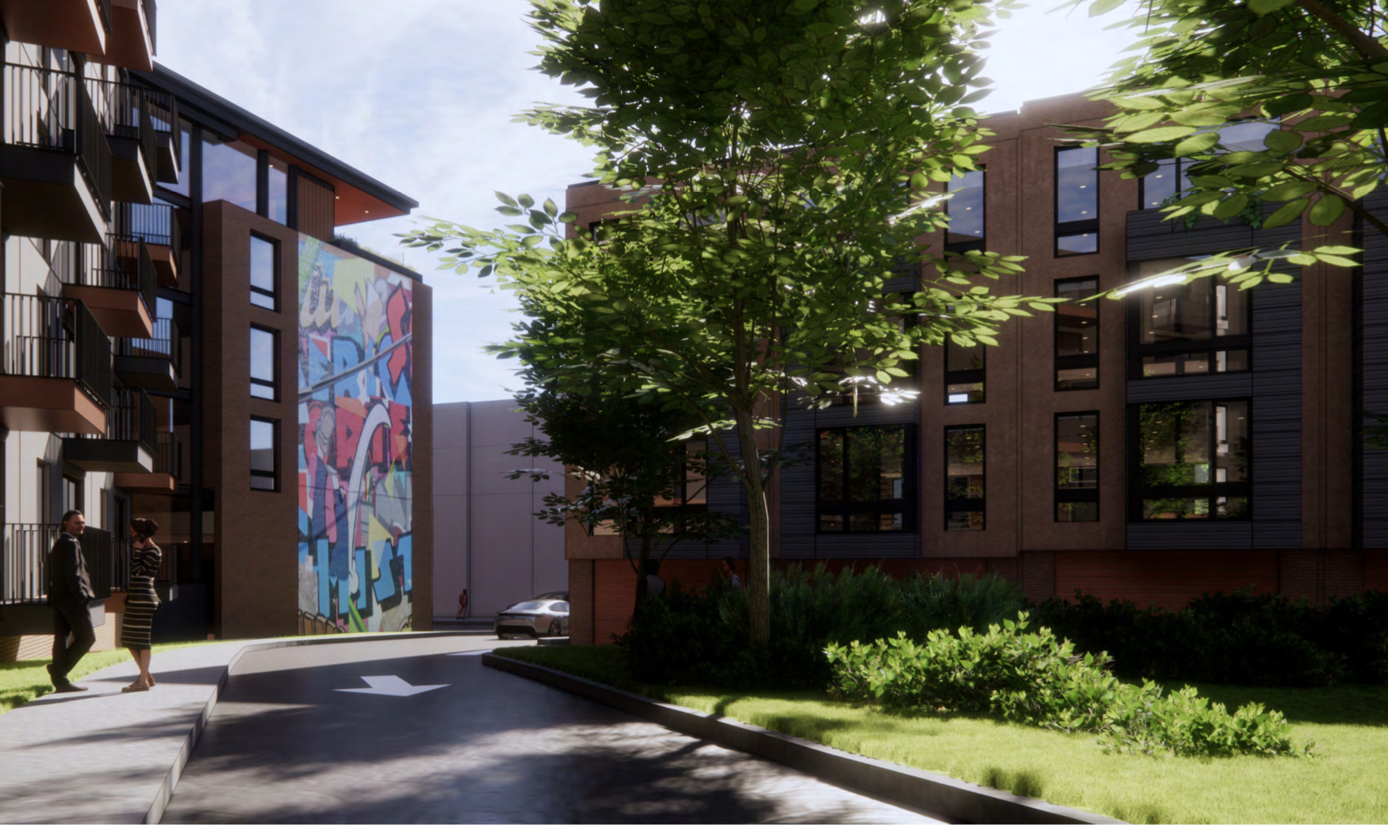 Rendering of 801 North 19th Street. Credit: NORR.