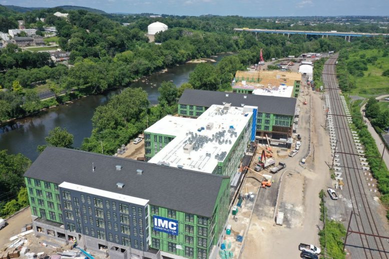 Topping-Out Ceremony Held at Matson Mill at 101 Washington Street in ...