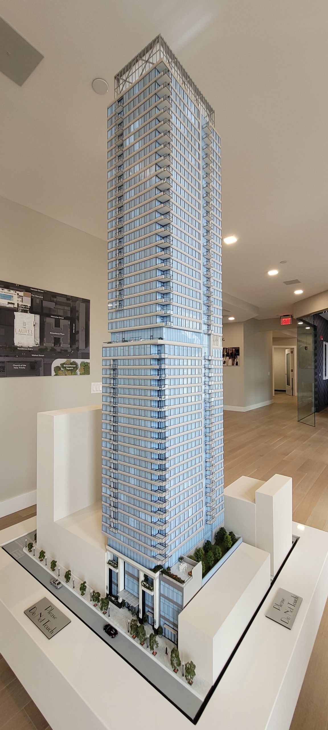 Looking At the Architectural Model of The Laurel Rittenhouse ...