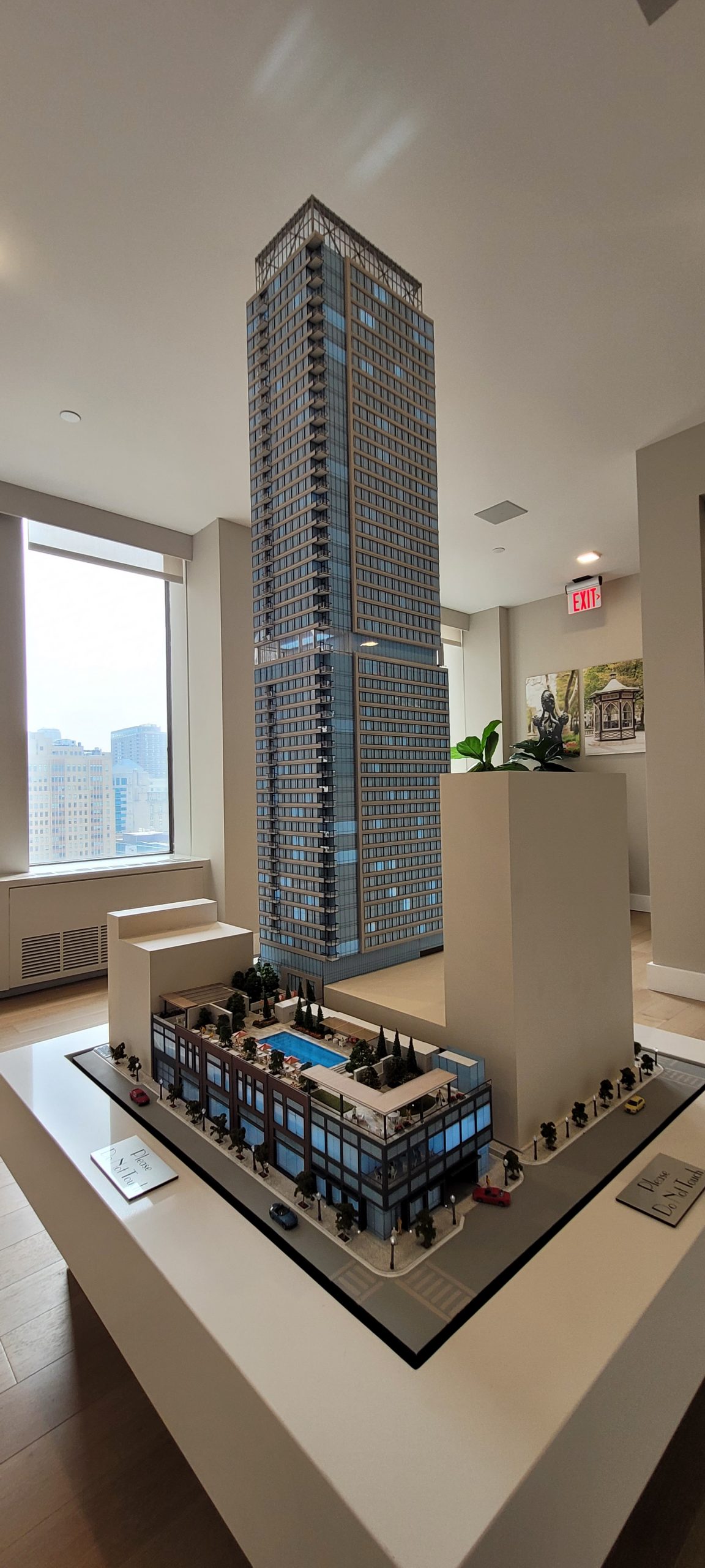 Looking At the Architectural Model of The Laurel Rittenhouse ...