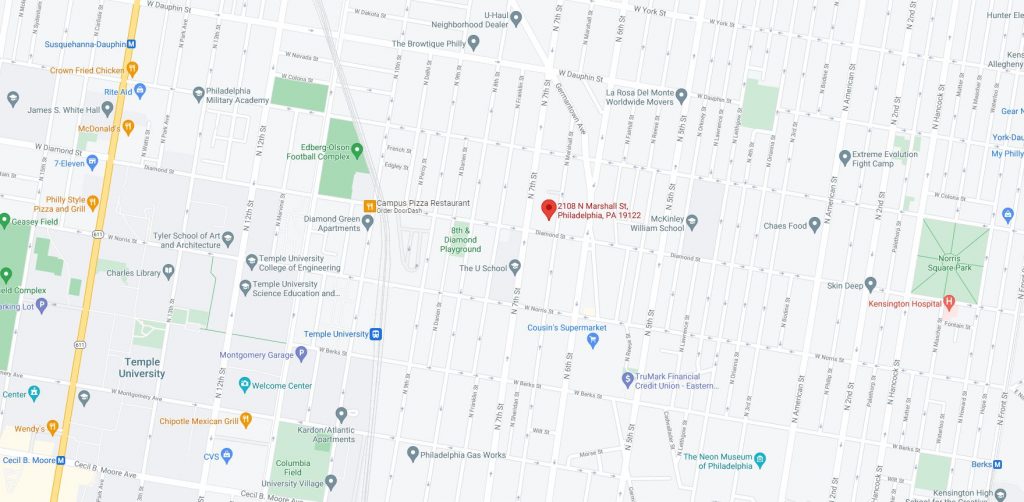 2108 and 2110 North Marshall Street. Credit: Google Maps