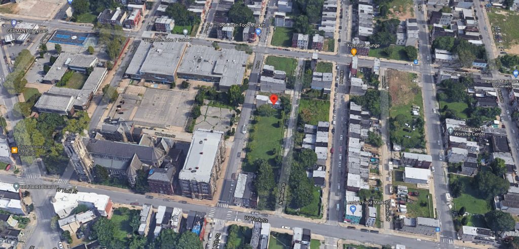 2431-33 North 7th Street. Looking north. Credit: Google Maps