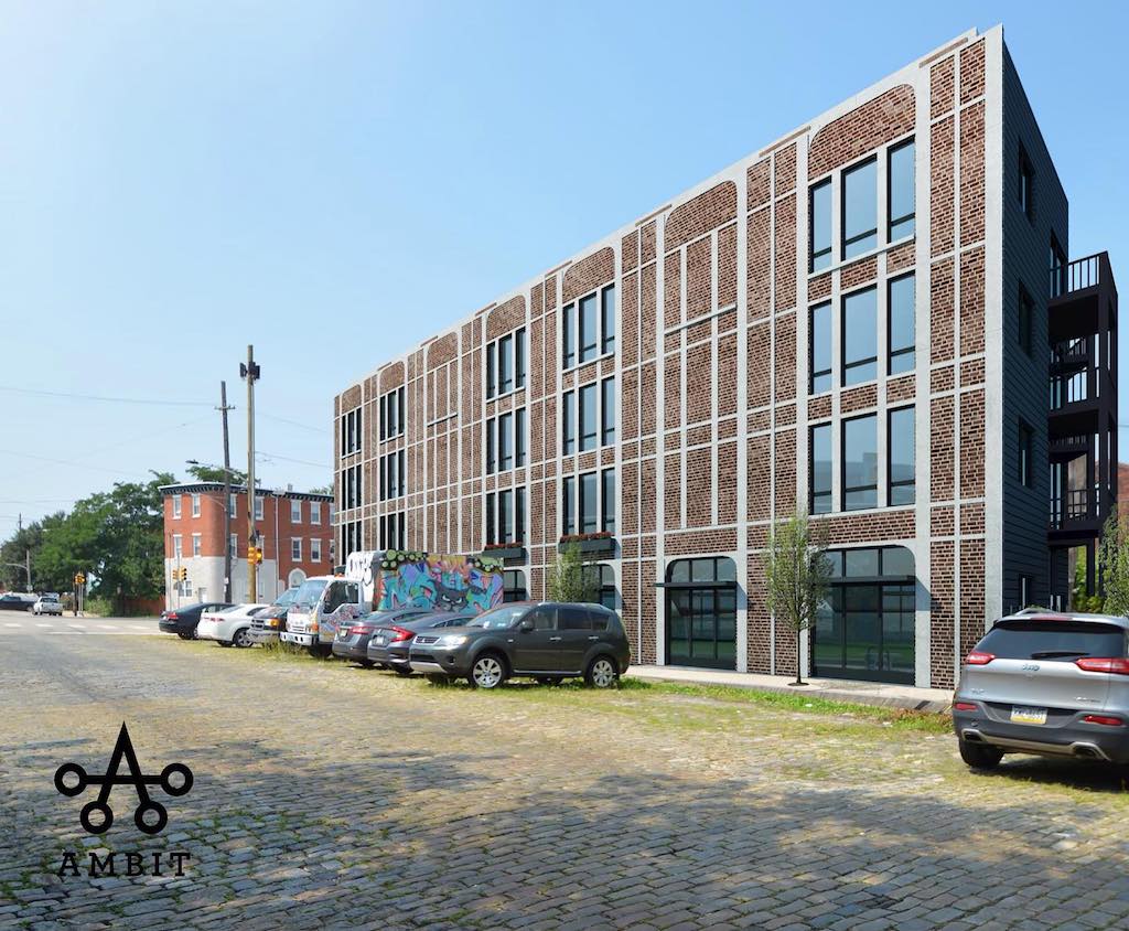 Rendering of 2401-05 Frankford Avenue. Credit: Ambit Architecture.