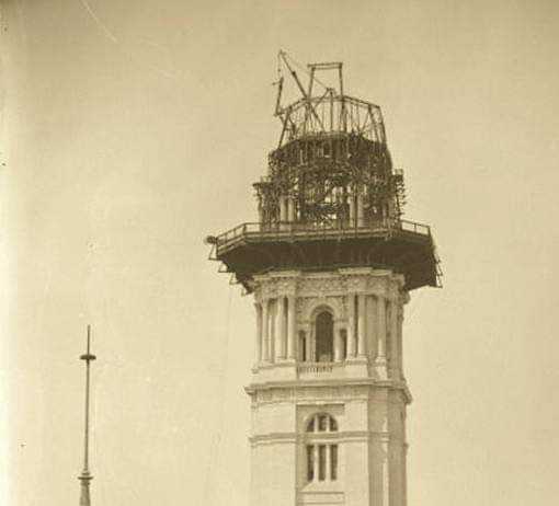 Philadelphia City Hall construction 1894. Photo via phillyhistory.org