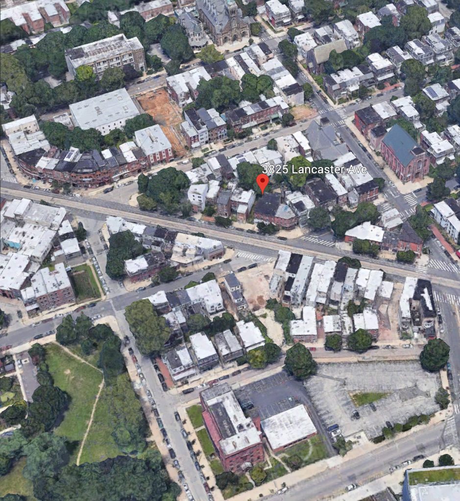Current view of 3825 Lancaster Avenue. Credit: Google.