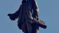 The William Penn statue atop City Hall. Photo by Thomas Koloski