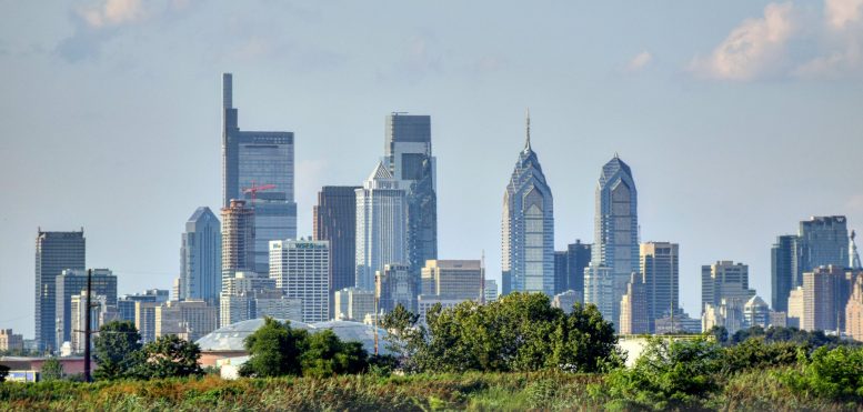 Philadelphia skyline from the Girard Point Bridge. Photo by Thomas Koloski