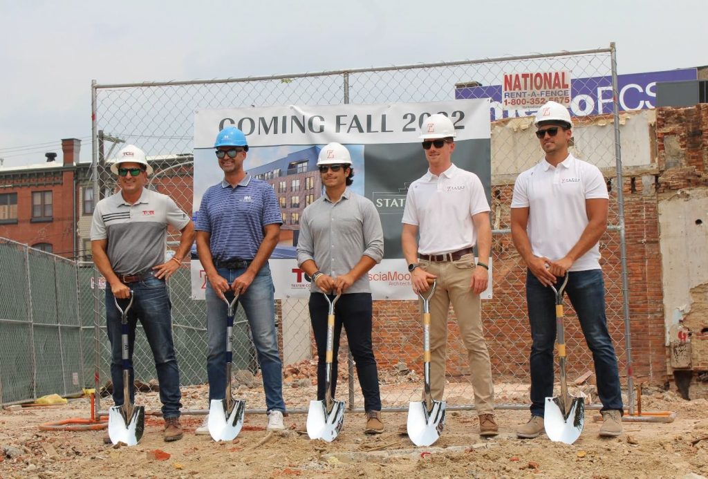 Groundbreaking ceremony at Station Square at 308-16 West Chelten Avenue. Credit: Tester Construction Group