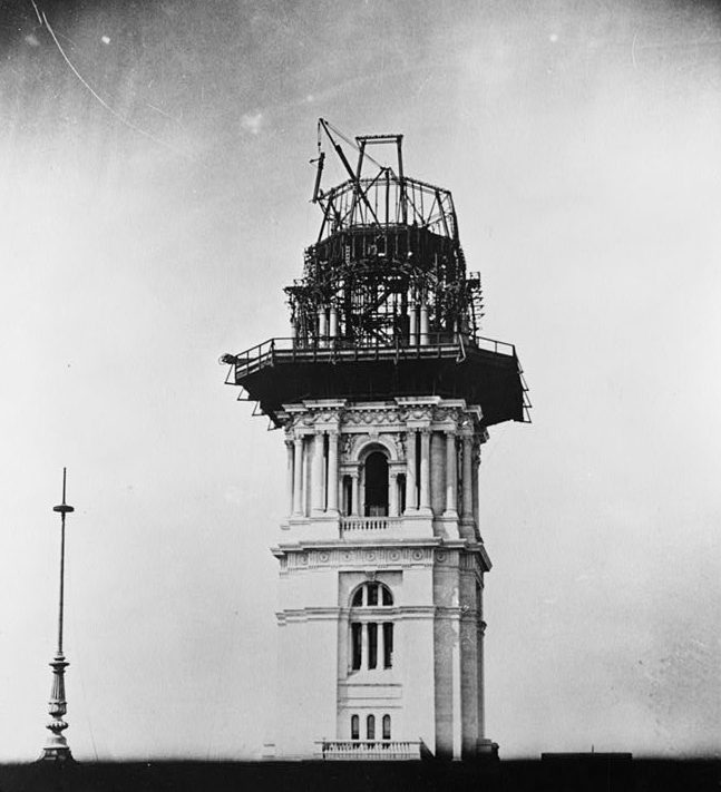 Philadelphia City Hall construction 1893. Image via Library of Congress
