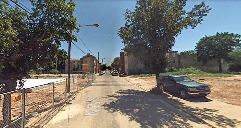 North 7th Street, with 1426 North 7th Street on the right. July 2007. Looking south. Credit: Google Maps
