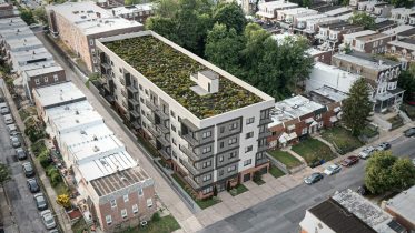 Rendering of 401-07 East Walnut Lane. Credit: DesignBlendz.