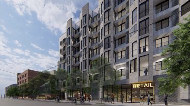Rendering of 1650 West Girard Avenue. Credit: Coscia Moos.