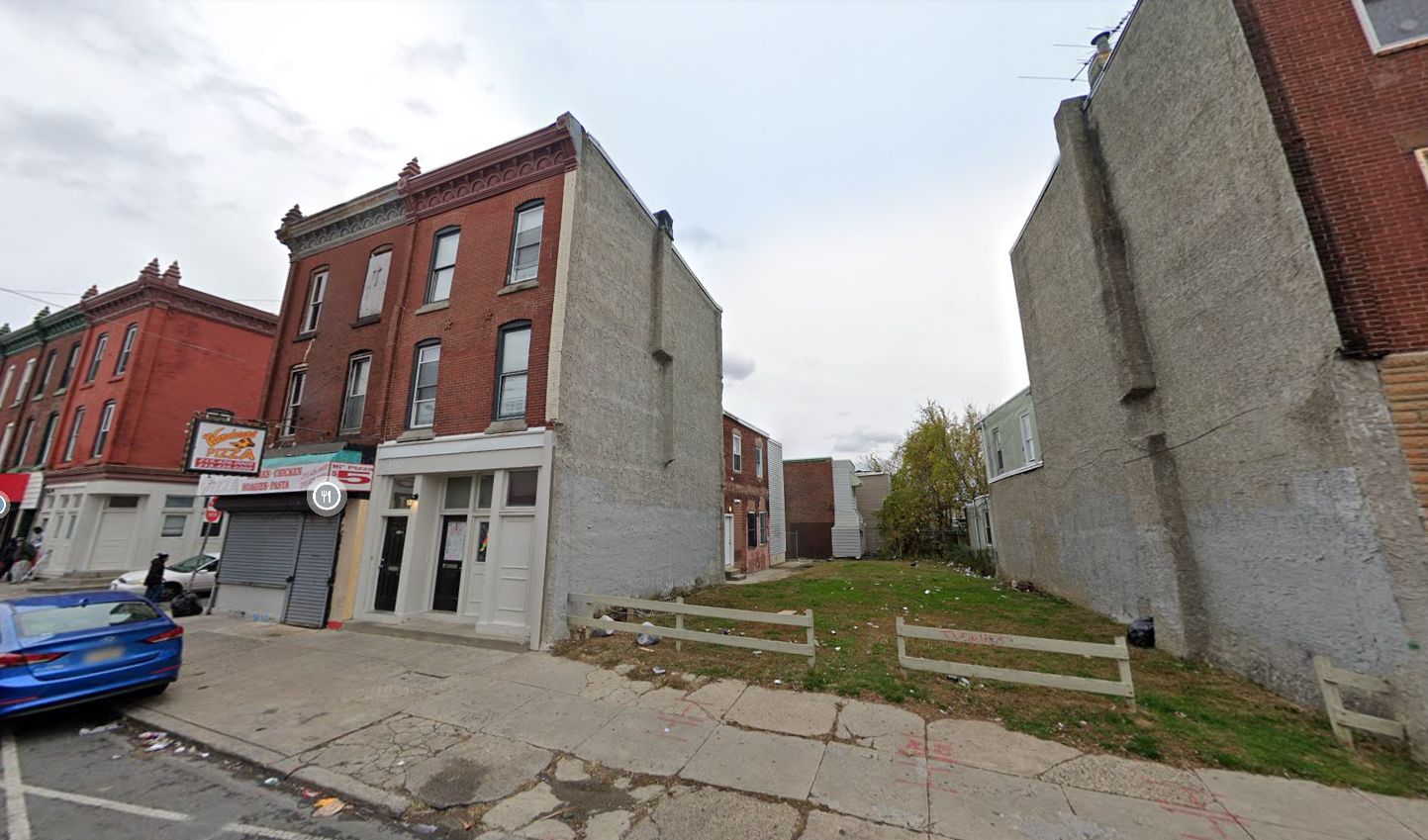 2951 Frankford Avenue. Looking east. Credit: Google Maps